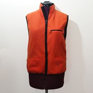 Orange Catalina Lined Fleece Vest. Size M.